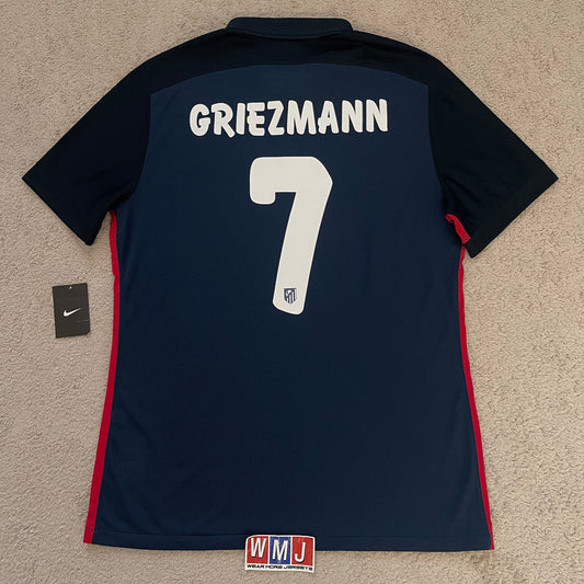 Atletico Madrid 2015/16 away PLAYER VERSION x Antoine Griezmann #7 (XL) *BRAND NEW WITH TAGS