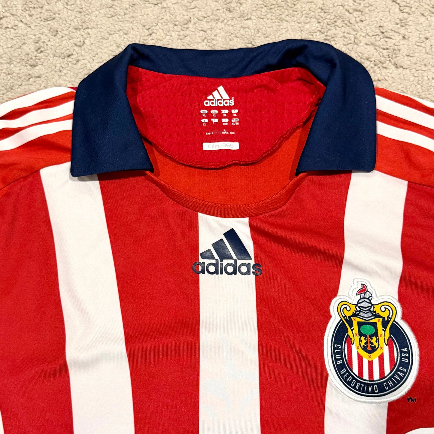 Chivas USA 2008/09 home PLAYER VERSION x Shavar Thomas #4 (XL)