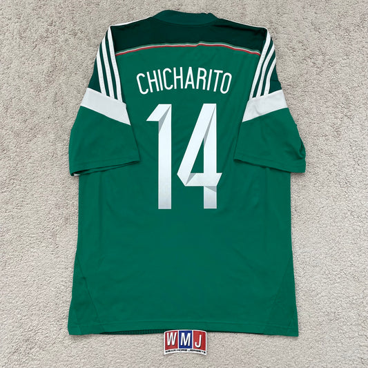 Mexico 2014 World Cup home x Chicharito Hernandez #14 (M)