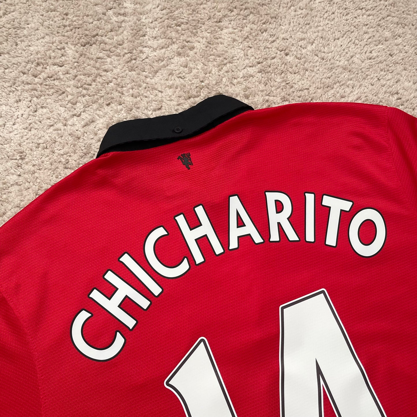 Manchester United 2013/14 home x Chicharito Hernandez #14 (M)