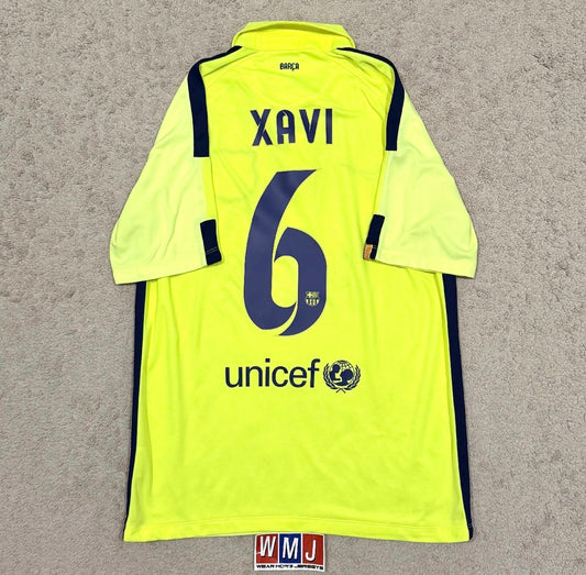 Barcelona 2014/15 third x Xavi #6 (M)