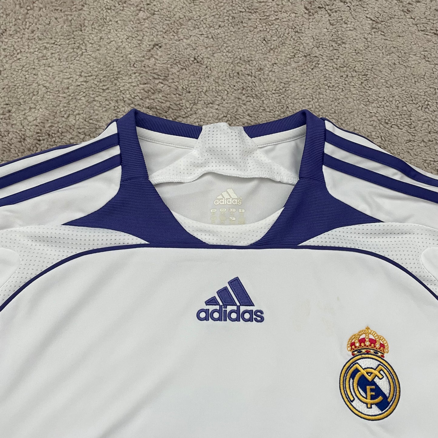 Real Madrid 2007/08 home x Fabio Cannavaro #5 (XL) *BRAND NEW WITH TAGS WITH SMALL STAINS