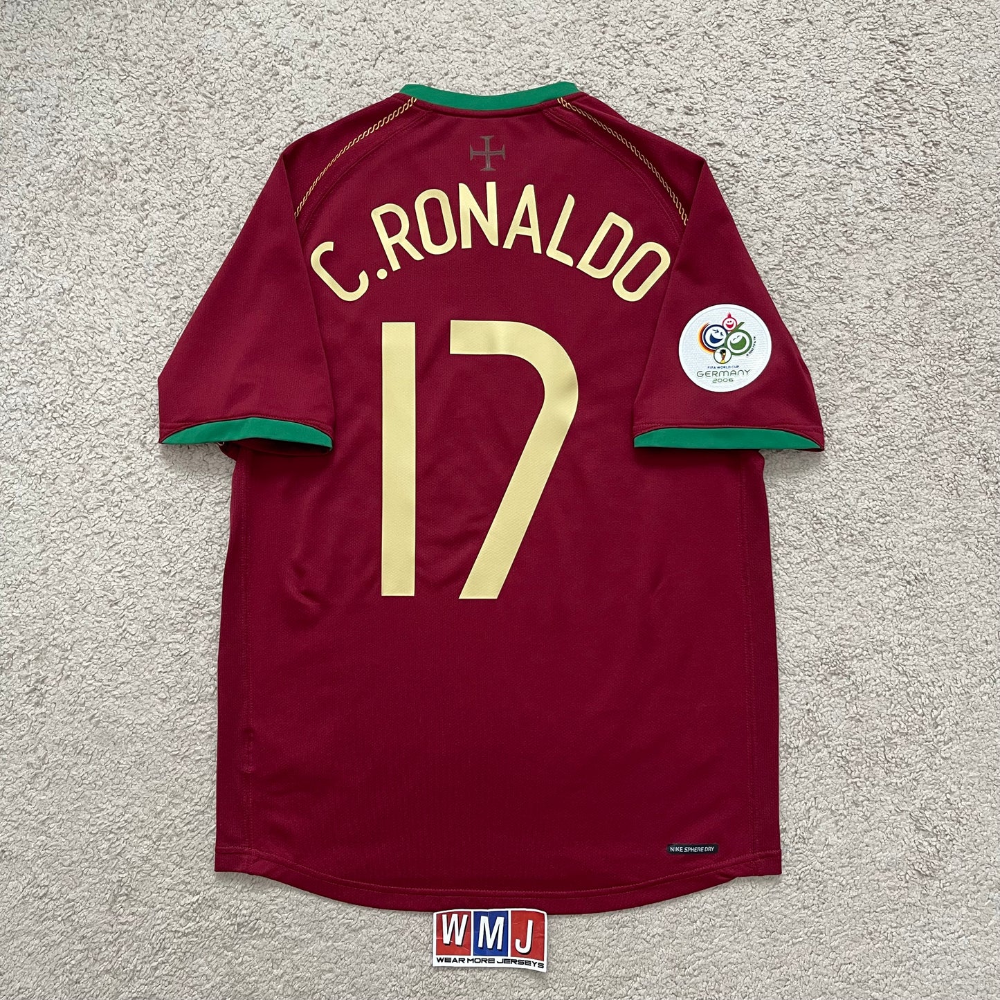 Portugal 2006 World Cup home x Cristiano Ronaldo #17 (S)