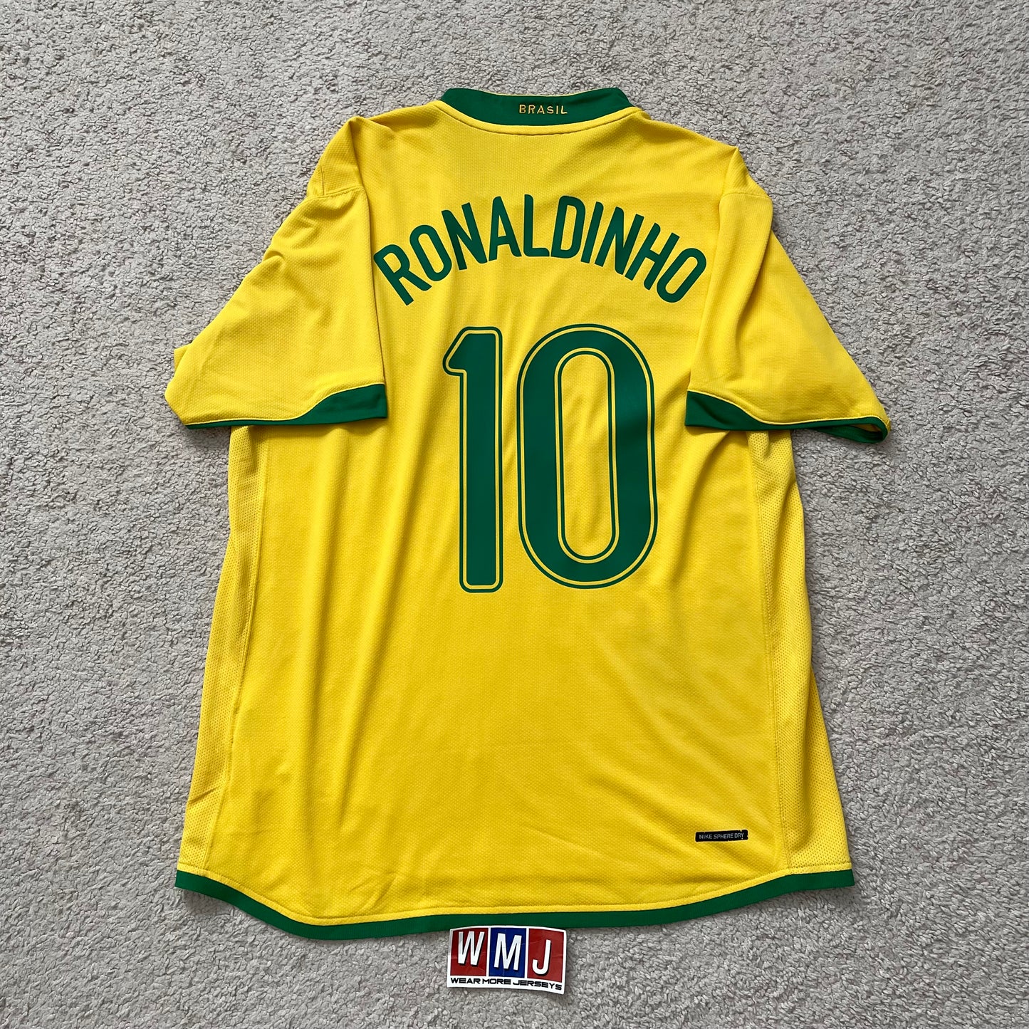 Brazil 2006 World Cup home x Ronaldinho #10 (L)