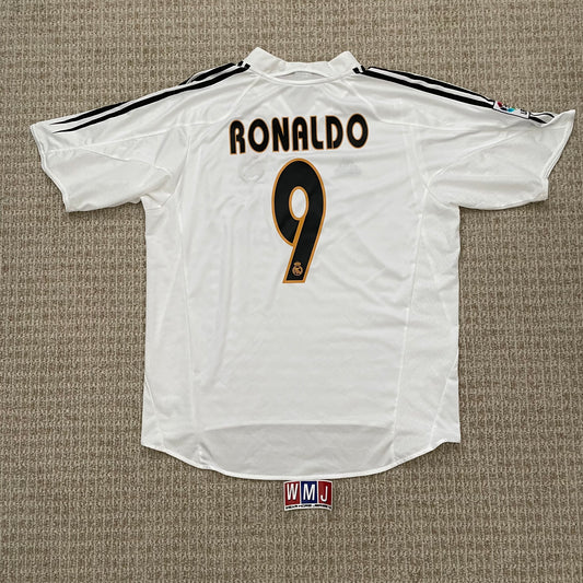 RONALDO LUIS NAZARIO REAL MADRID JERSEY #9