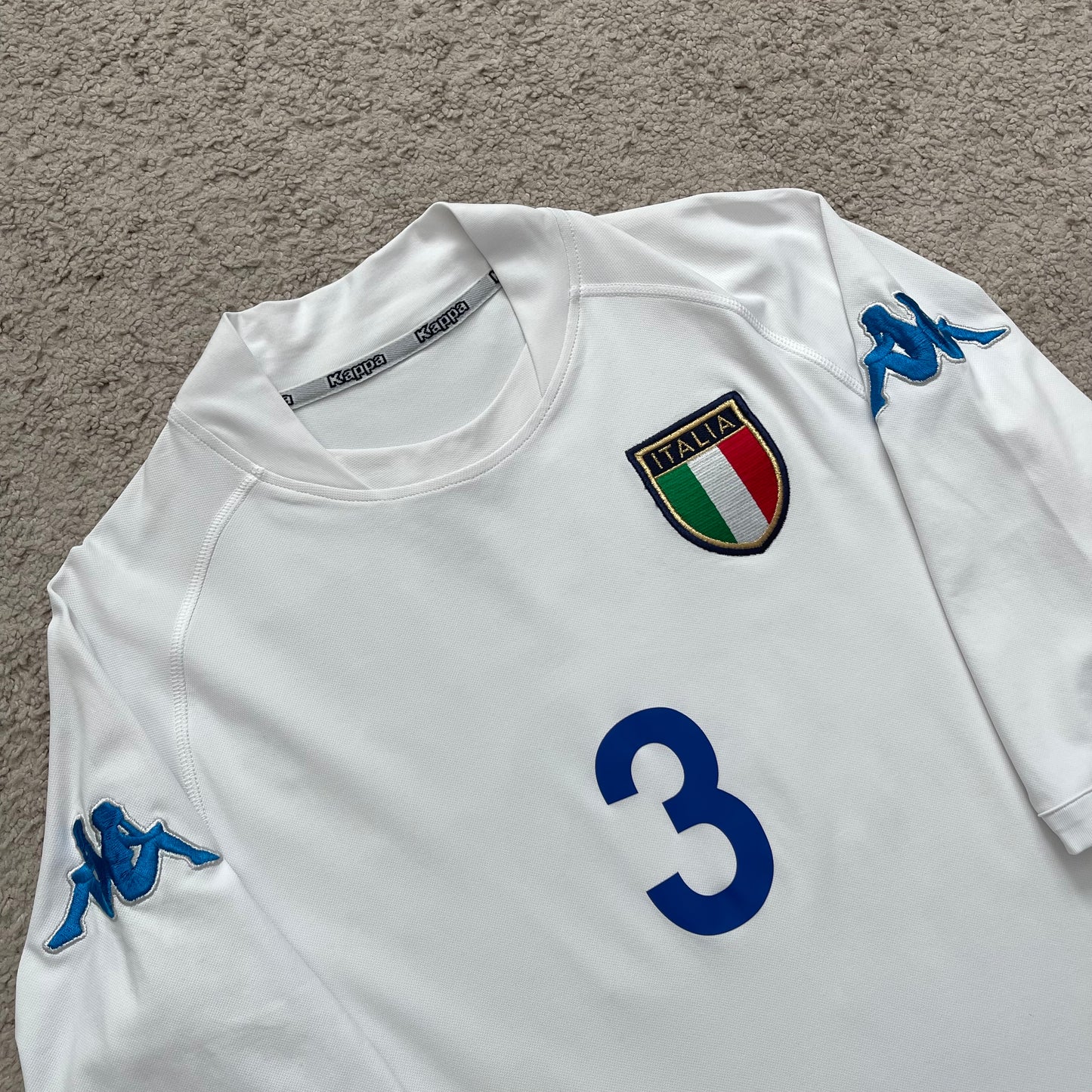 Italy 2002 World Cup away x Paolo Maldini #3 (XL - fits like M)