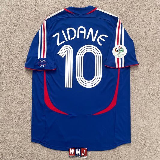 France 2006 World Cup home x Zinedine Zidane #10 (L)