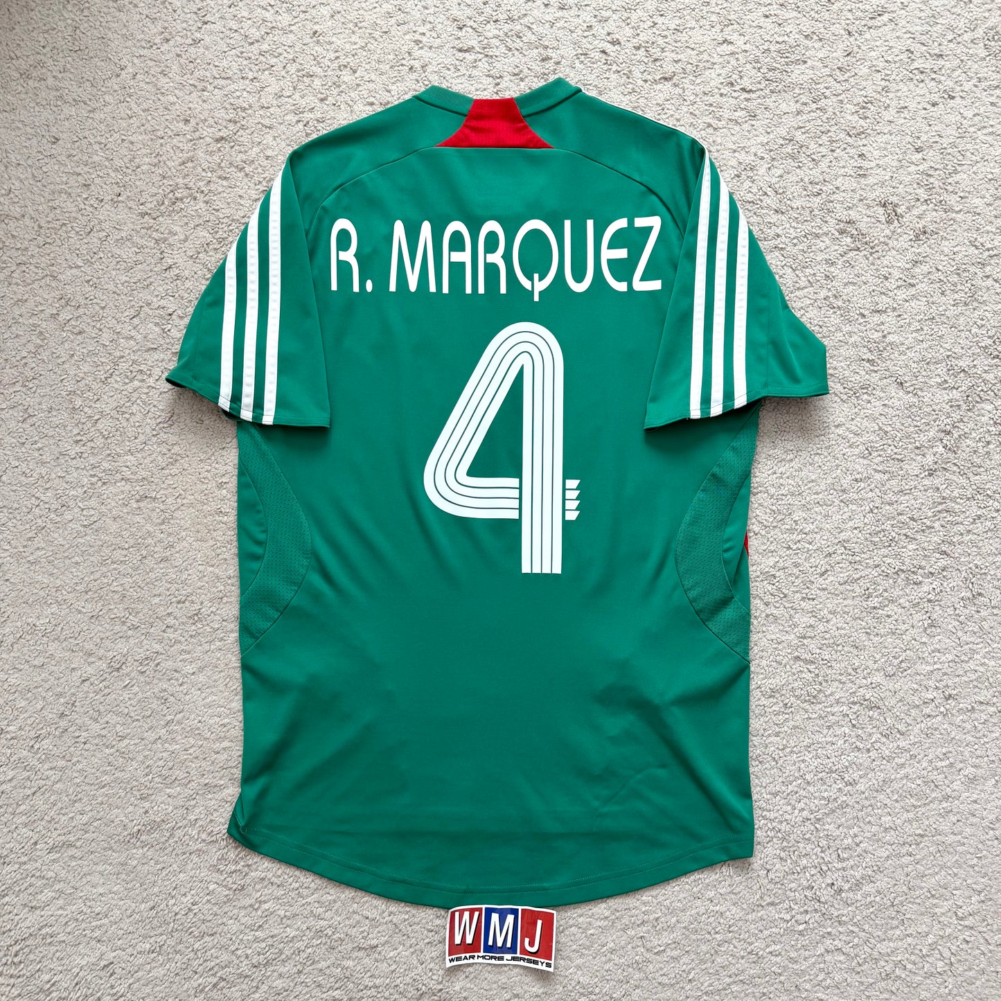Mexico 2007/08 home x Rafa Marquez #4 (S) *has a very tiny hole in front