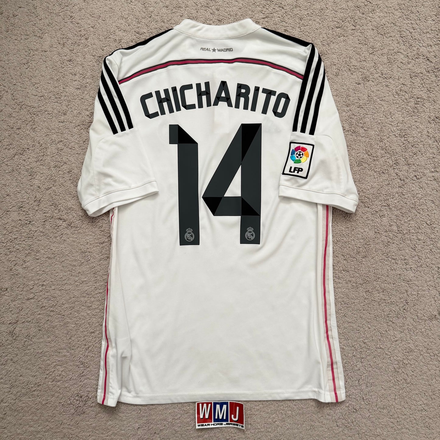 Real Madrid 2014/15 home x Chicharito Hernandez #14 (M)