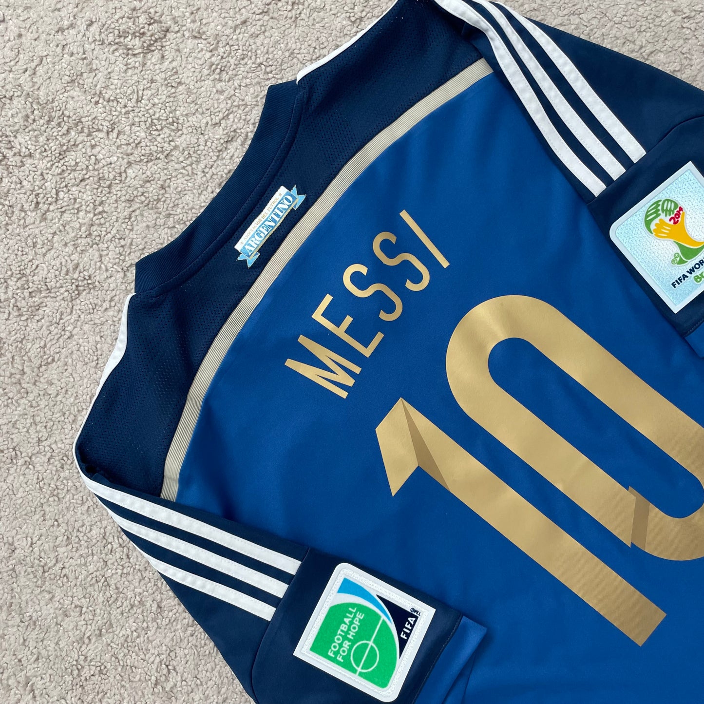 Argentina 2014 World Cup away x Messi #10 (L)