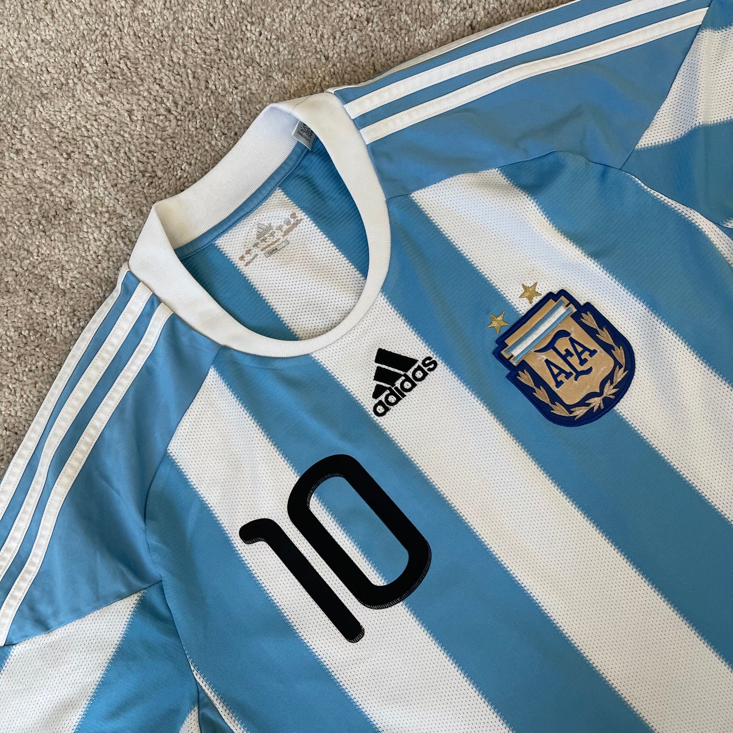 Argentina 2010 World Cup home x Messi #10 (L)