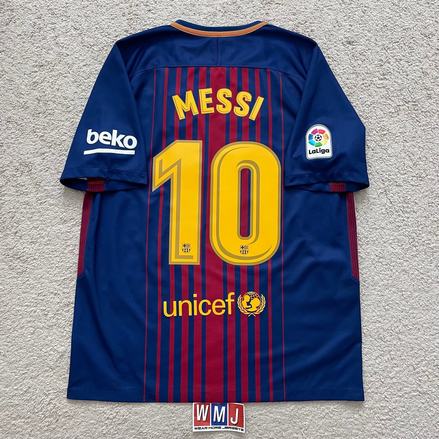 Barcelona 2017/18 home x Messi #10 (L)