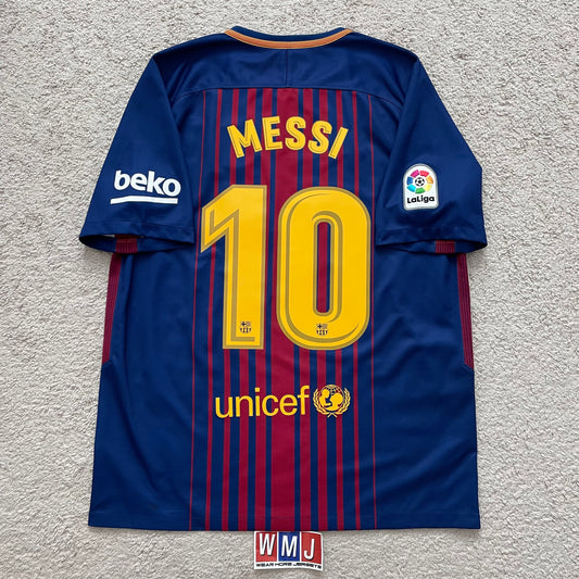 Barcelona 2017/18 home x Messi #10 (L)