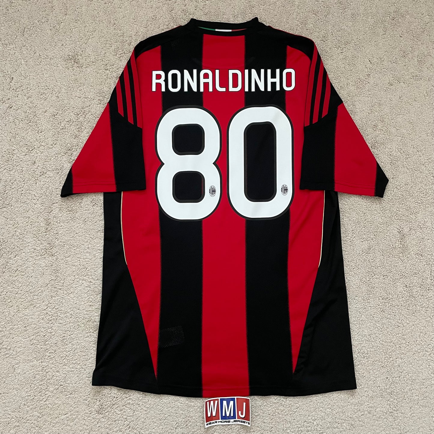 AC Milan 2010/11 home x Ronaldinho #80 (M)