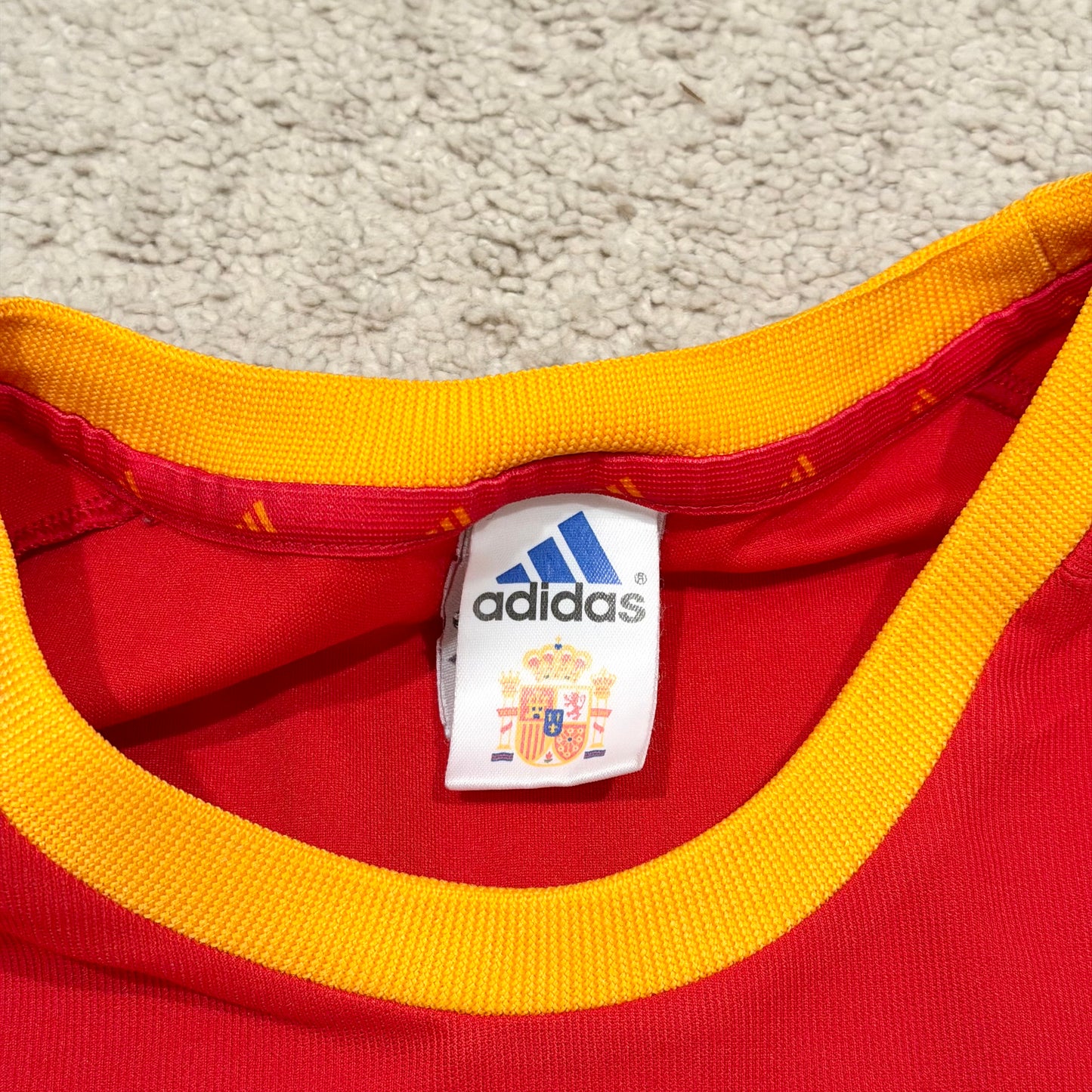 Spain 2002 World Cup home x Raul Gonzalez Blanco #7 (XL)