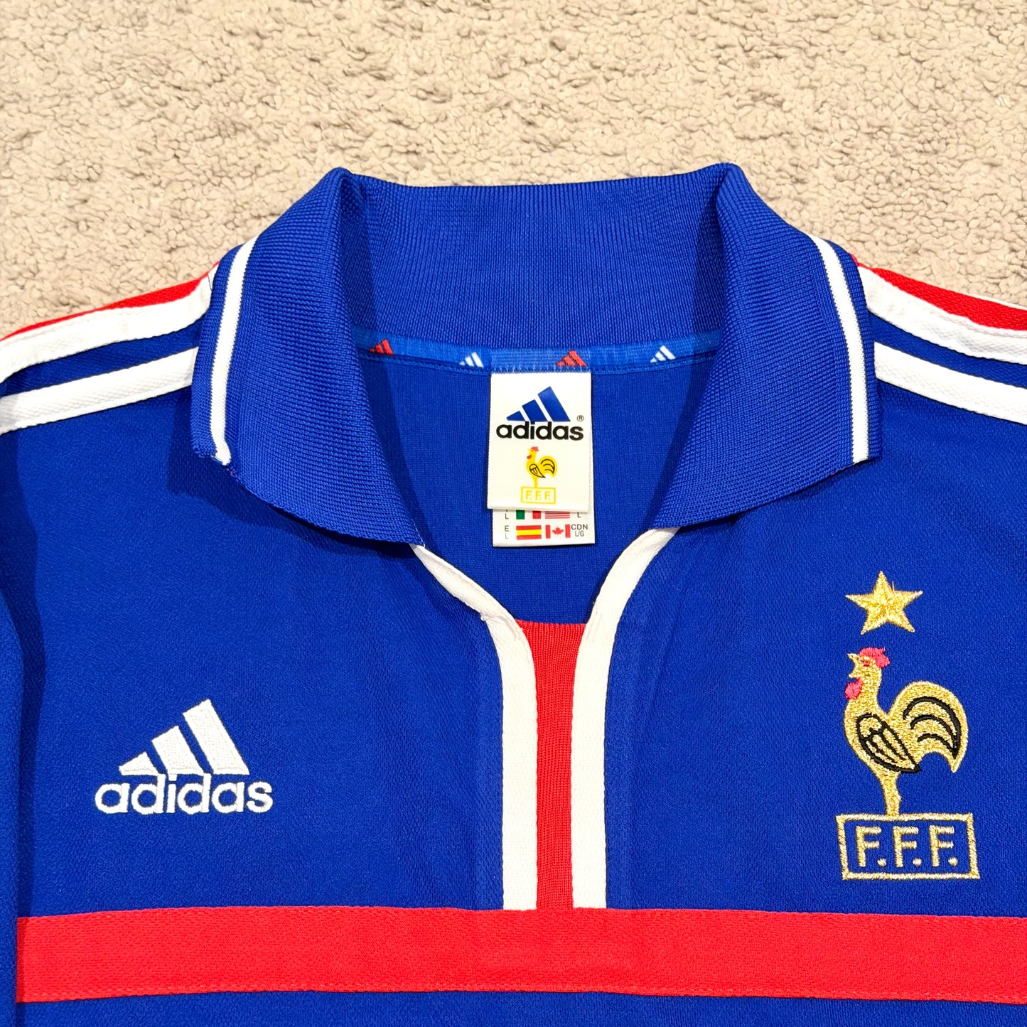 France 2000 EURO home x Zinedine Zidane #10 (L)