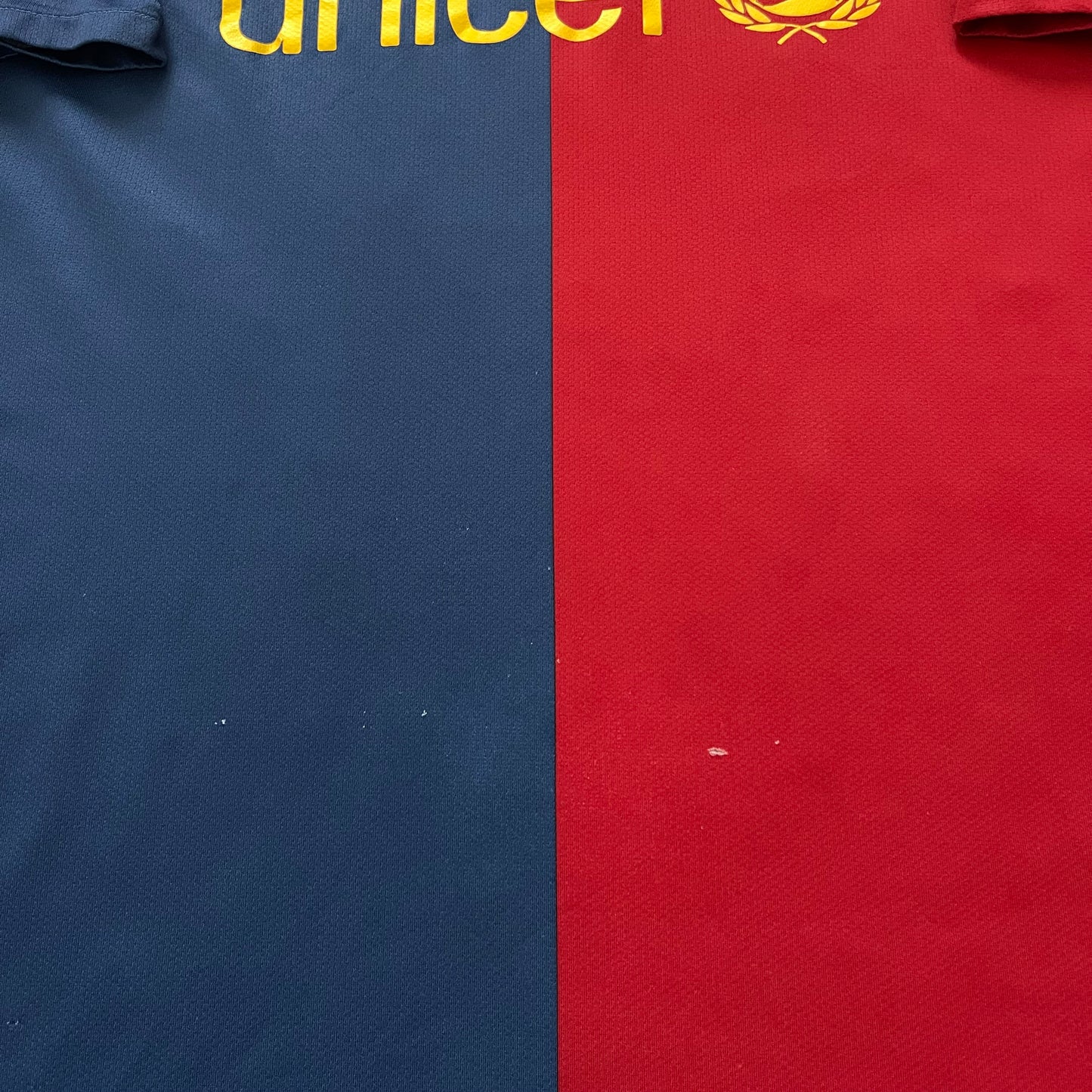 Barcelona 2008/09 home x Messi #10 (XL) *small hole on the front