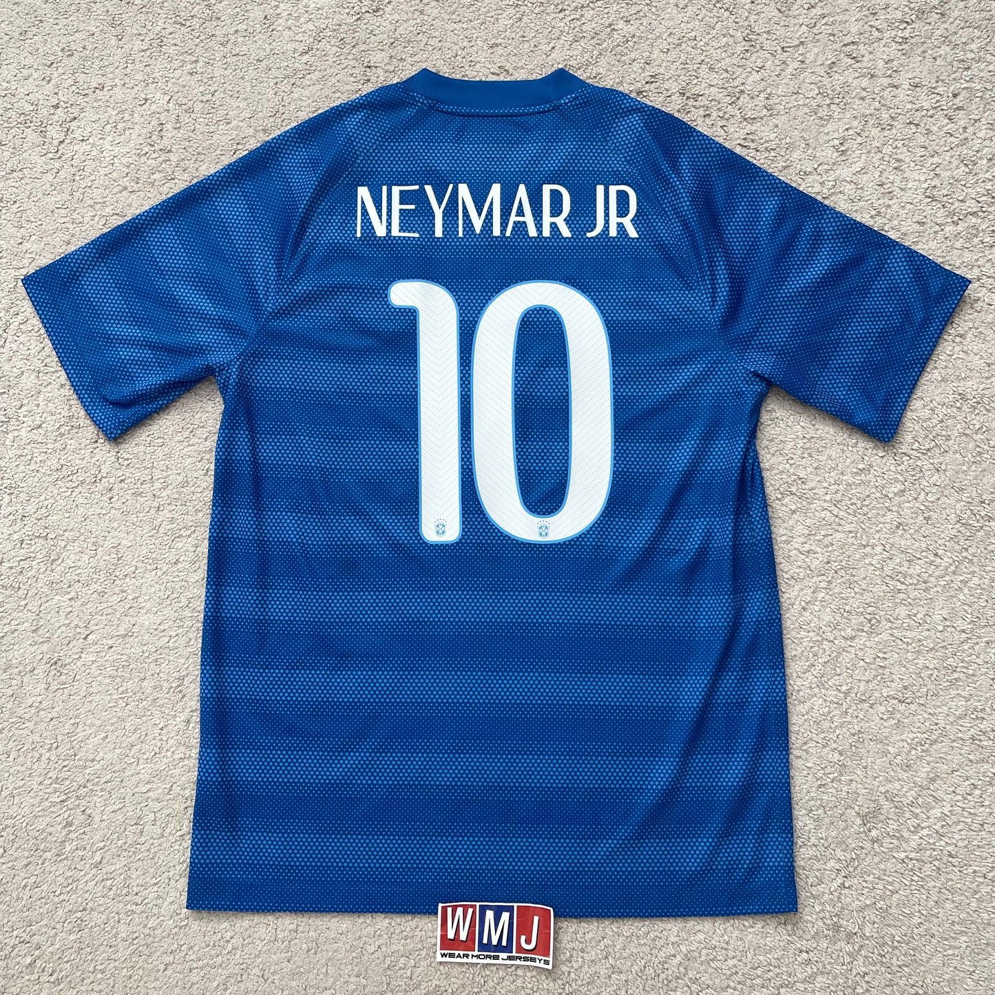 Brazil 2014 World Cup away x Neymar Jr #10 (M)