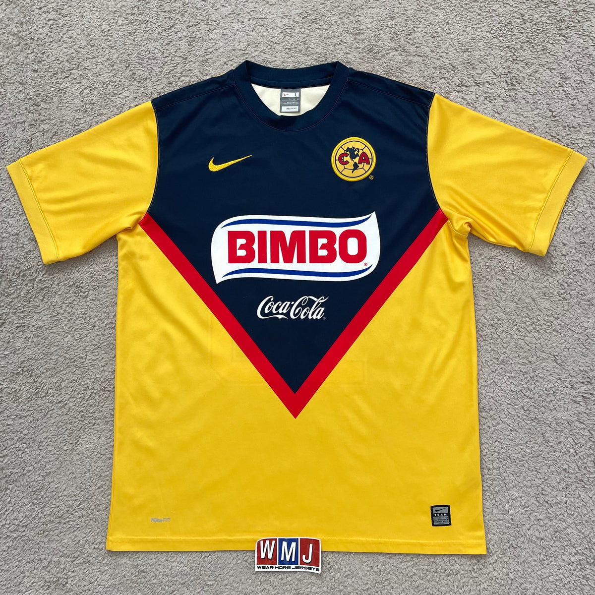 Club America 2009/10 home x Salvador Cabañas #10 (L)