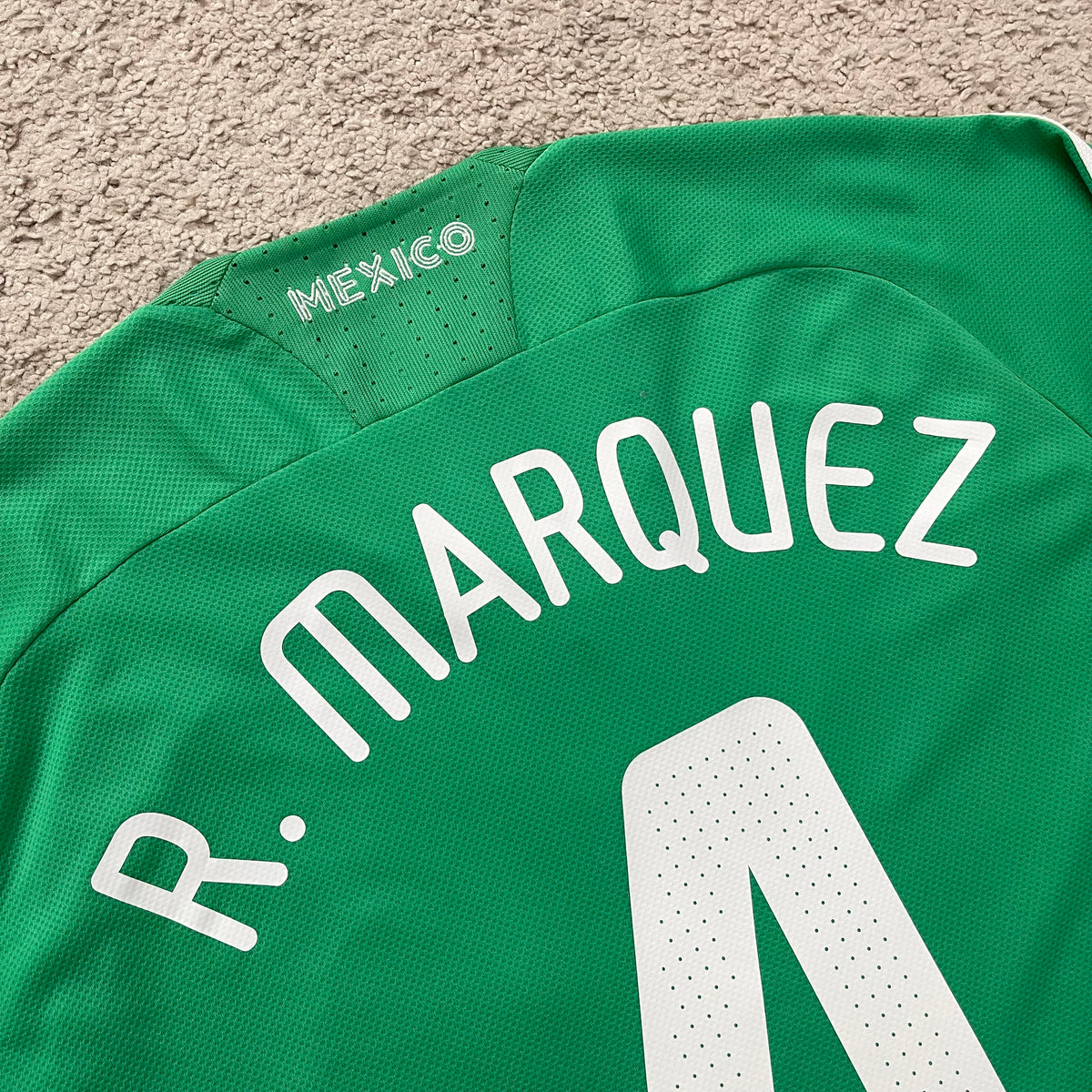 Mexico 2008/09 home 3/4 SLEEVES x Rafa Marquez #4 (M)