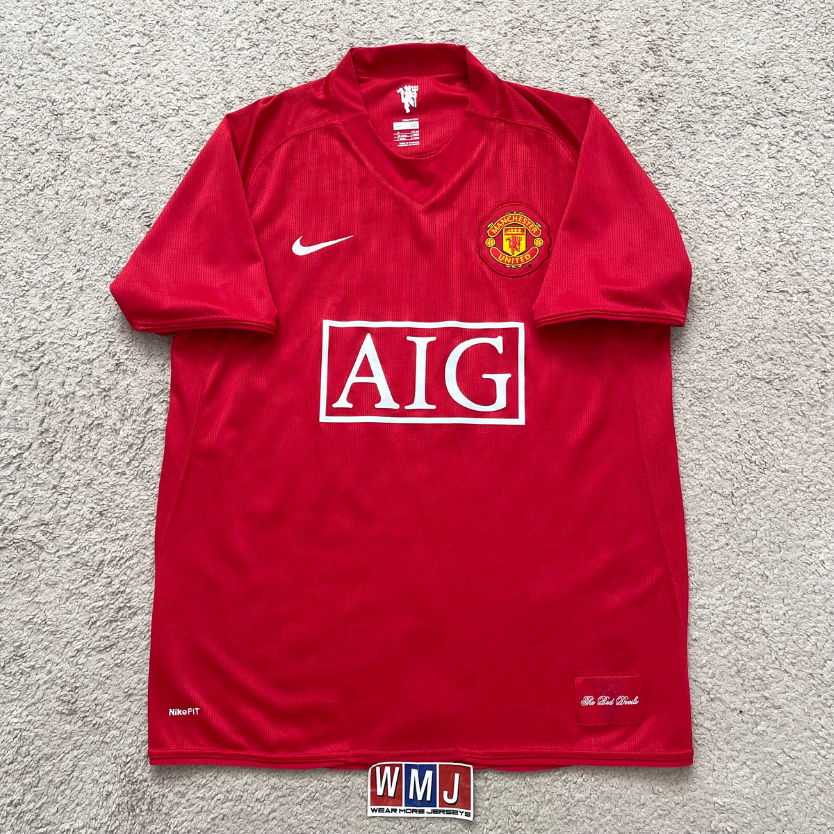 Manchester United 2007/2008/2009 home x Cristiano Ronaldo #7 (M)