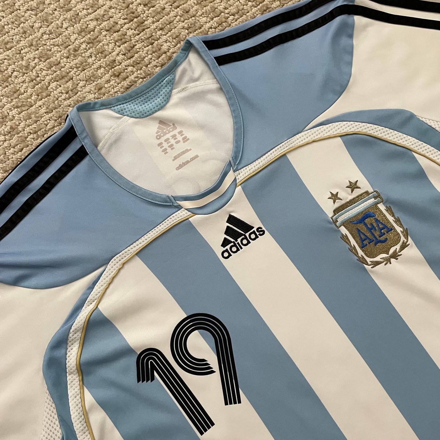 Argentina 2006 World Cup home x Messi #19 (XXL)