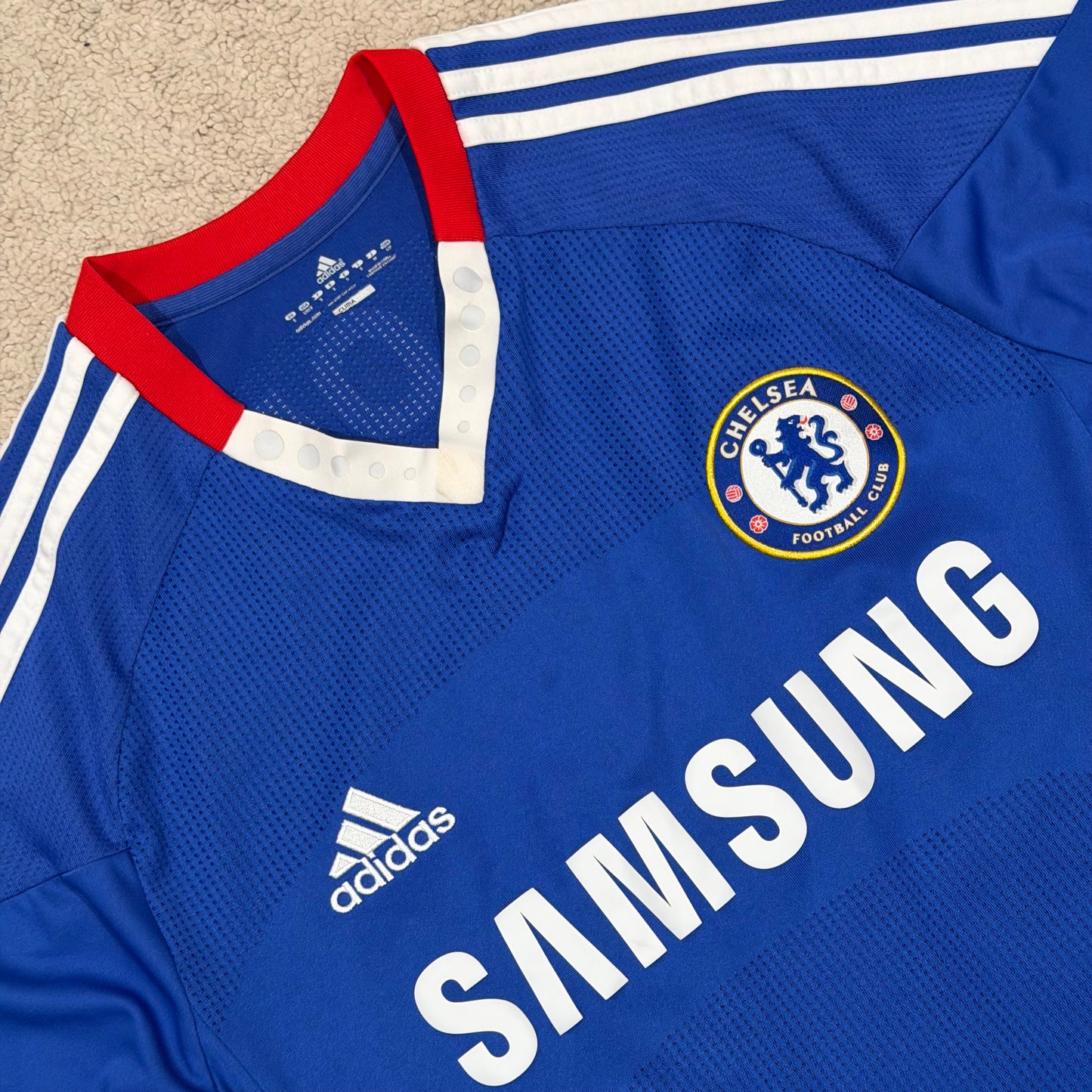 Chelsea 2010/11 home x Malouda #15 (S)