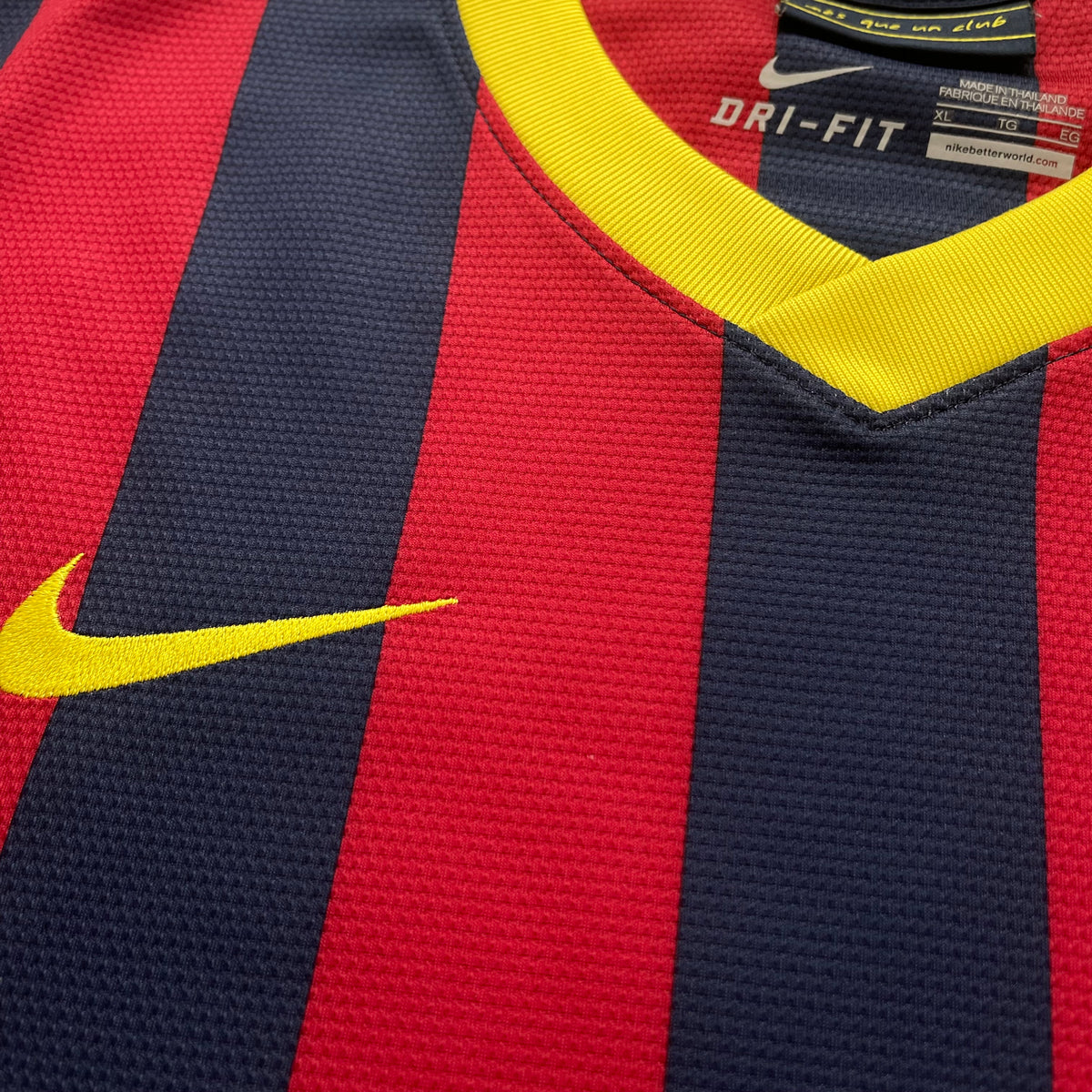 Barcelona 2013/14 home LONG SLEEVES x Messi #10 (XL)