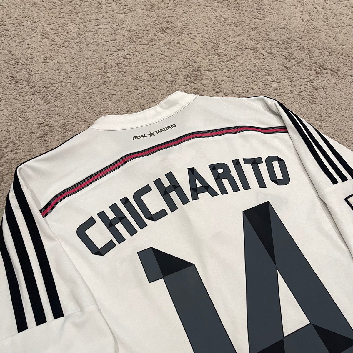 Real Madrid 2014/15 home x Chicharito Hernandez #14 (L)