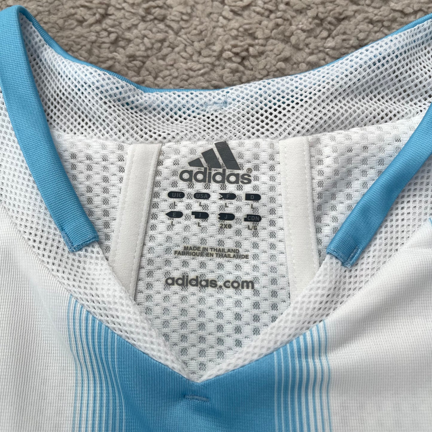 Argentina 2004/05 home PLAYER VERSION x Messi #18 (L)