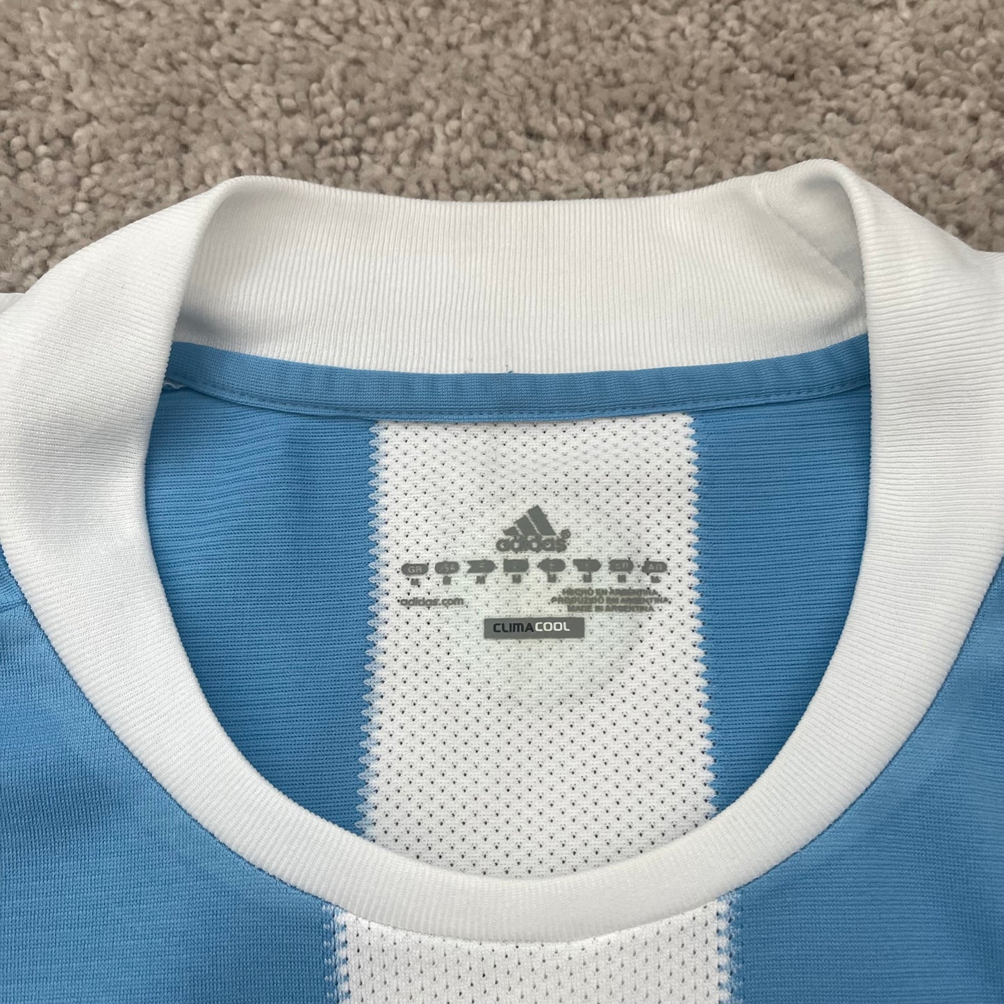 Argentina 2010 World Cup home x Messi #10 (M)