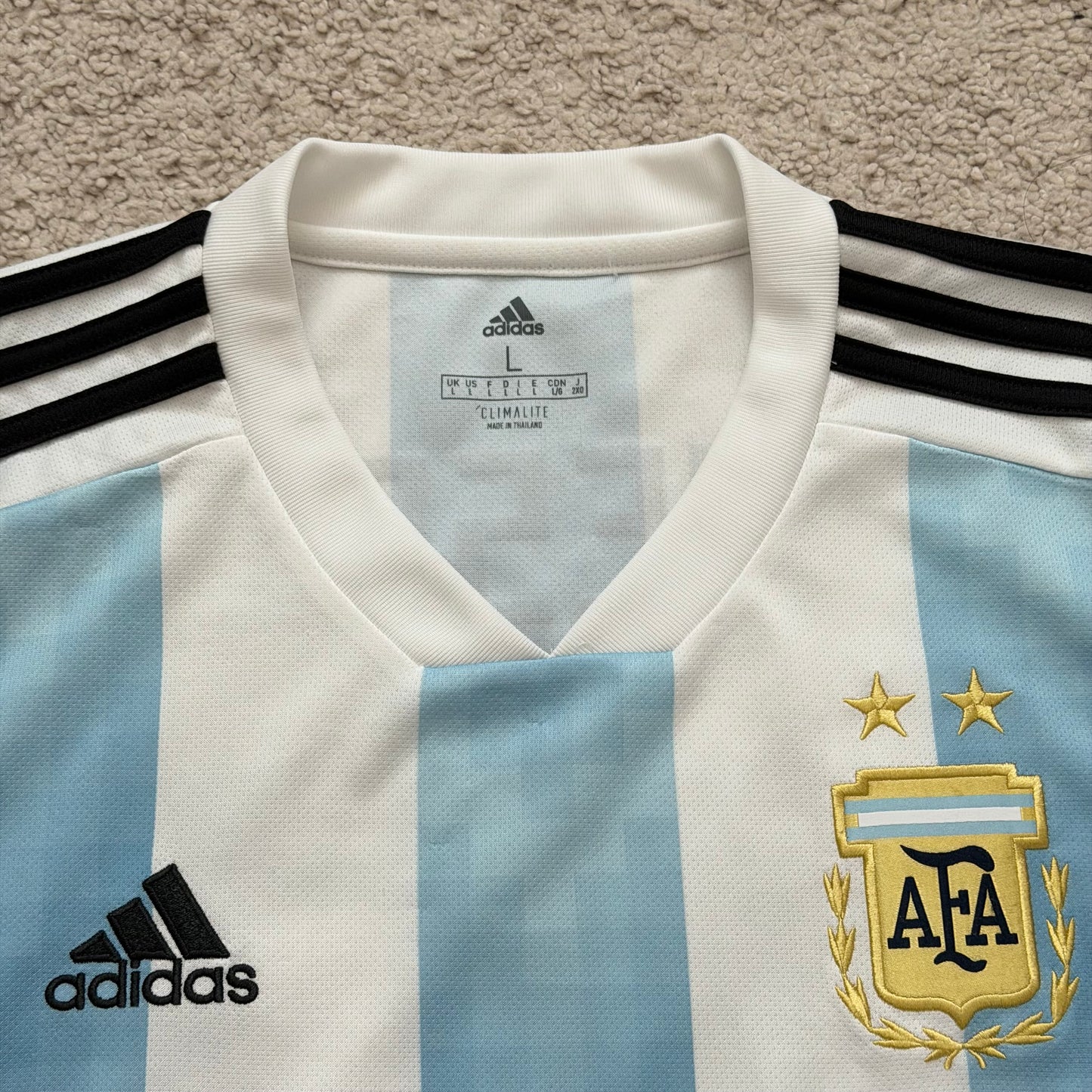 Argentina 2018 World Cup home x Messi #10 (L)