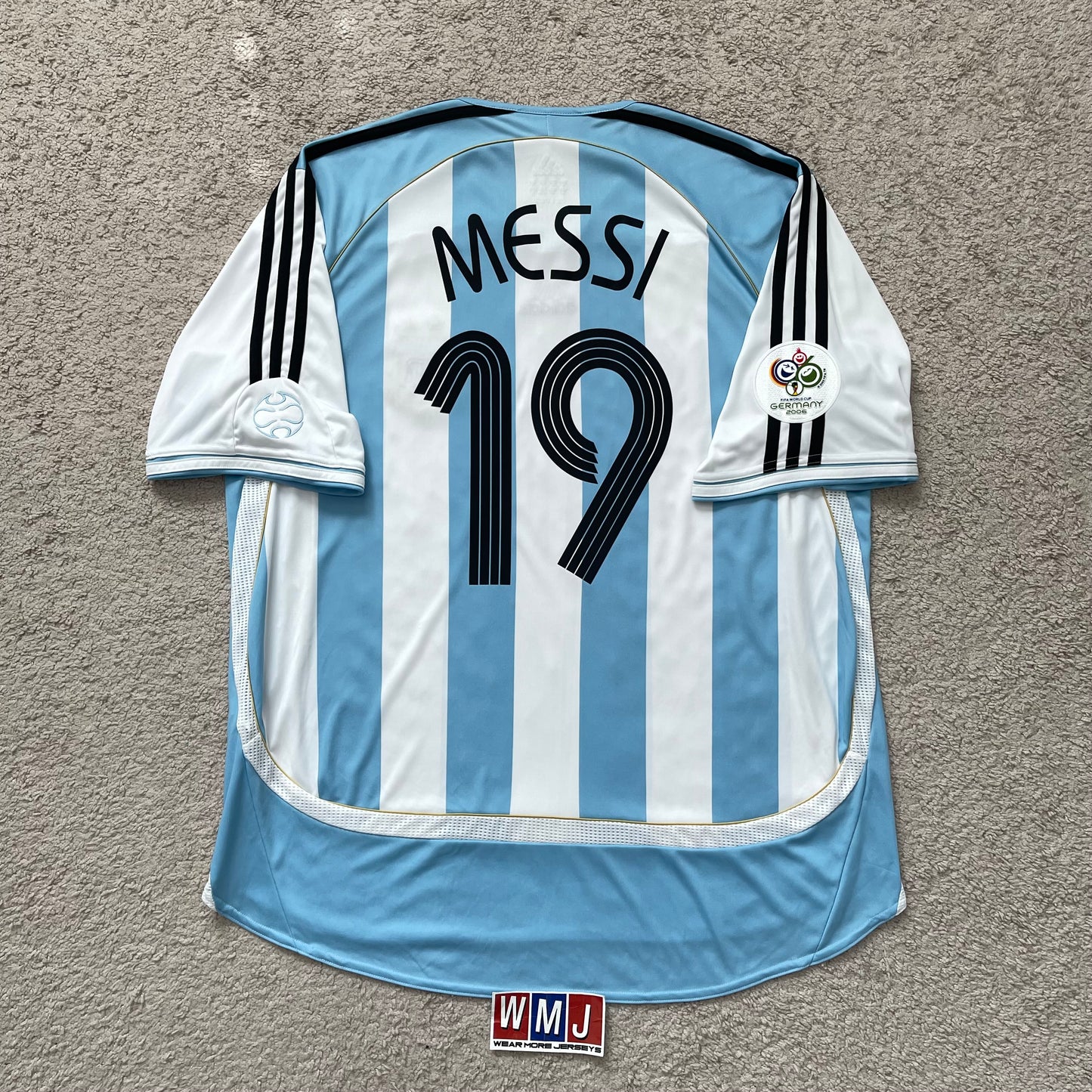 Argentina 2006 World Cup home x Messi #19 (XL)