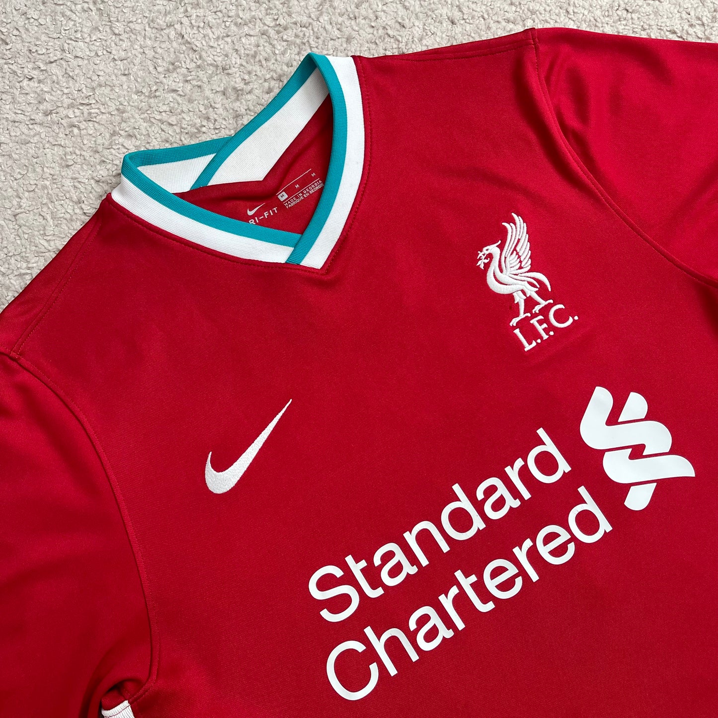Liverpool 2020/21 home x Virgil Van Dijk #4 (M)
