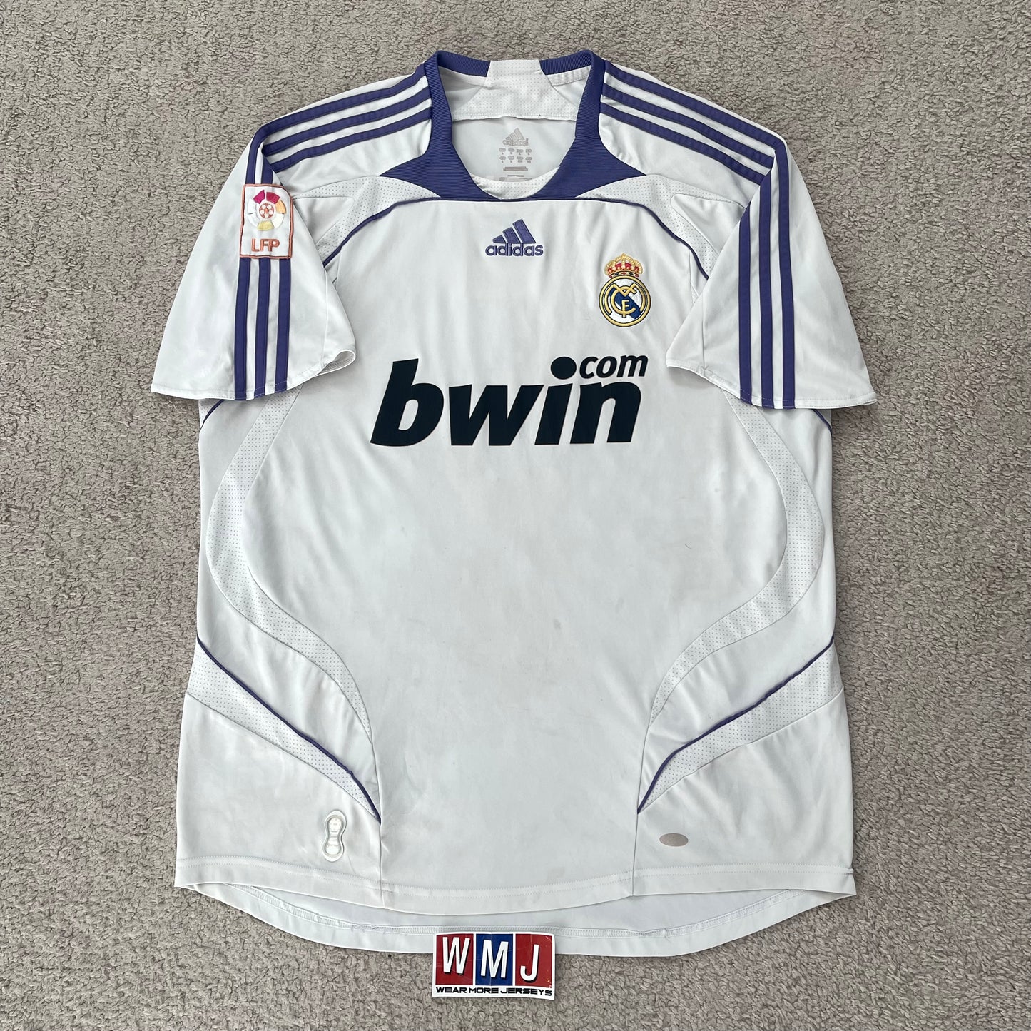 Real Madrid 2007/08 home x Fabio Cannavaro #5 (L)