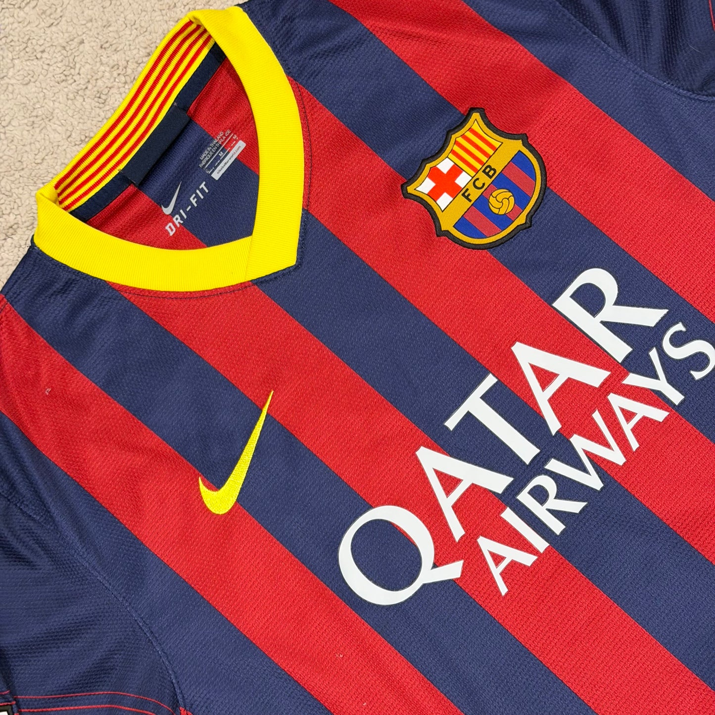 Barcelona 2013/14 home LONG SLEEVES x Neymar Jr #11 (M)