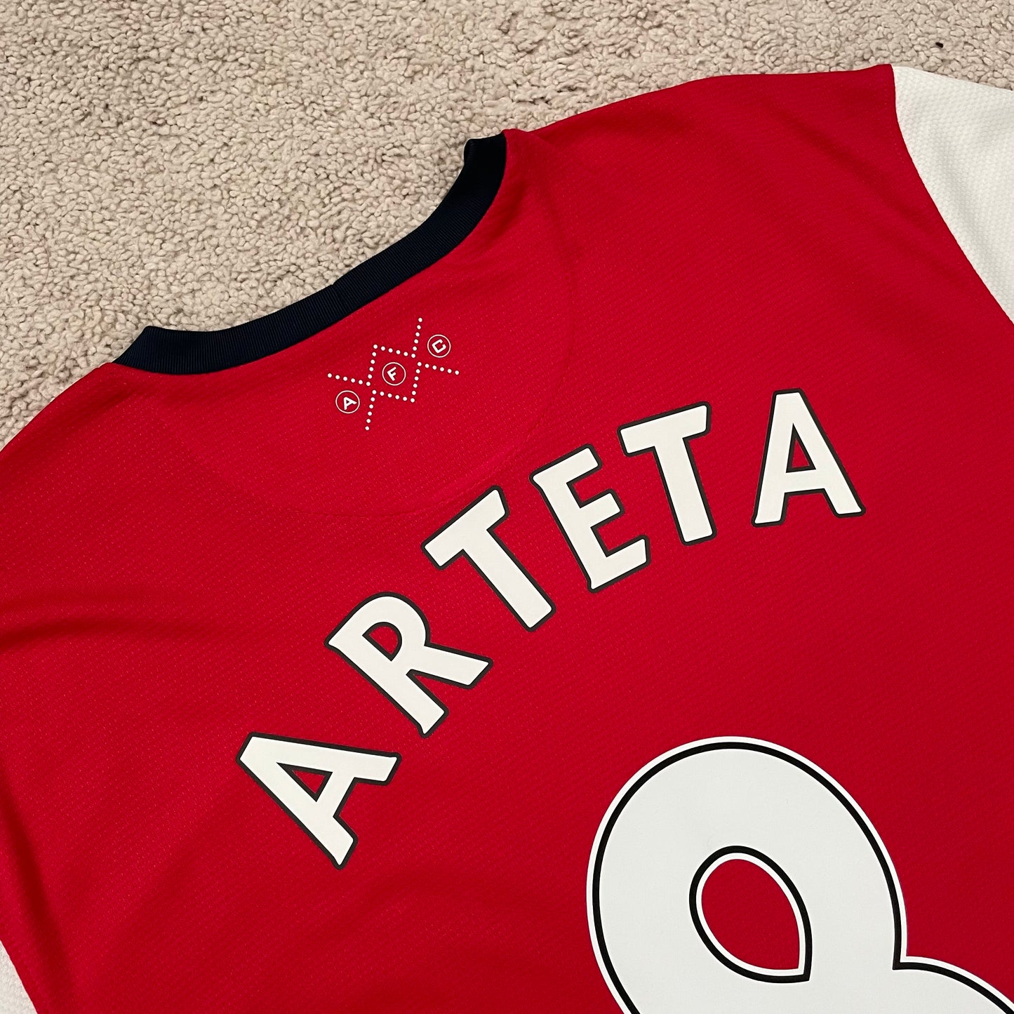 Arsenal 2013/14 home x Mikel Arteta #8 (XL)