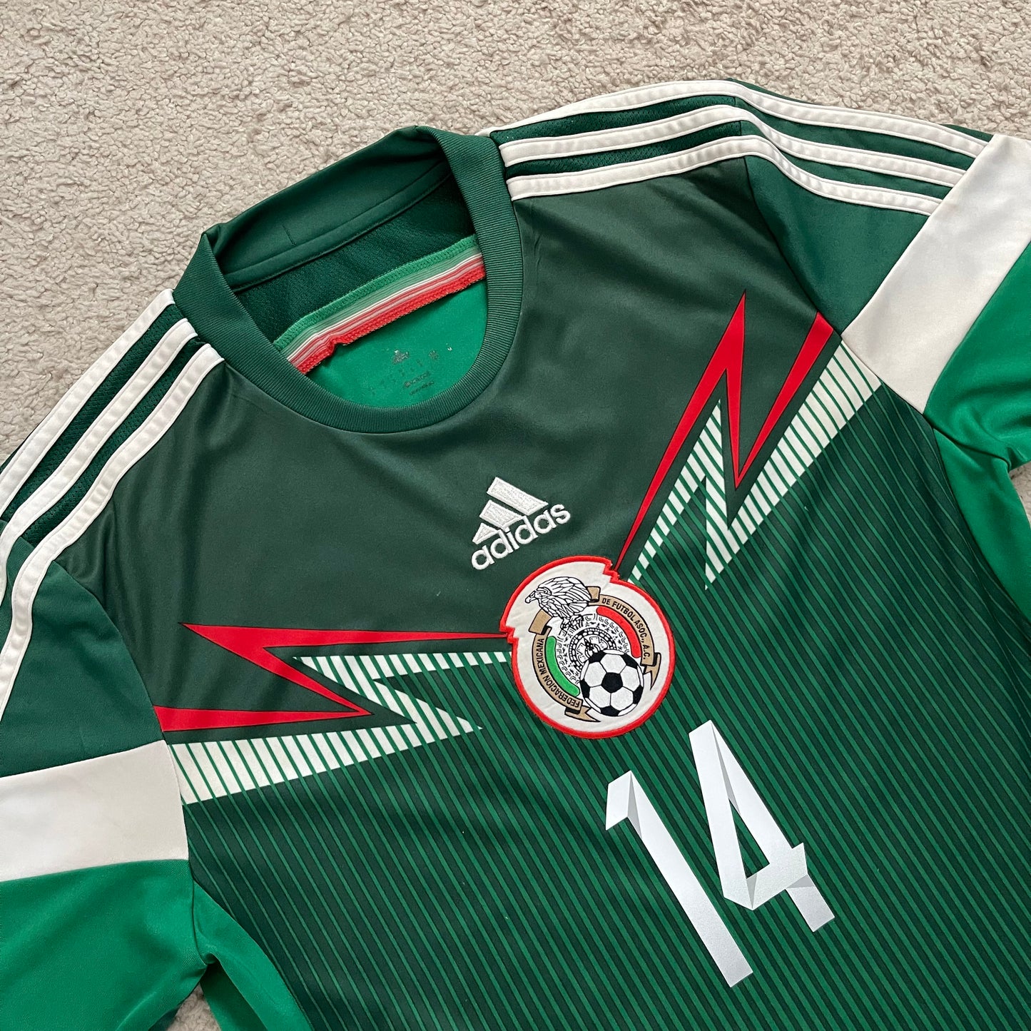 Mexico 2014 World Cup home x Chicharito Hernandez #14 (S)