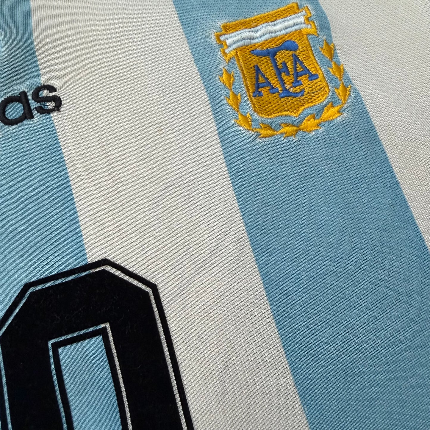Argentina 1994 World Cup home LONG SLEEVES x Diego Armando Maradona #10 (L)