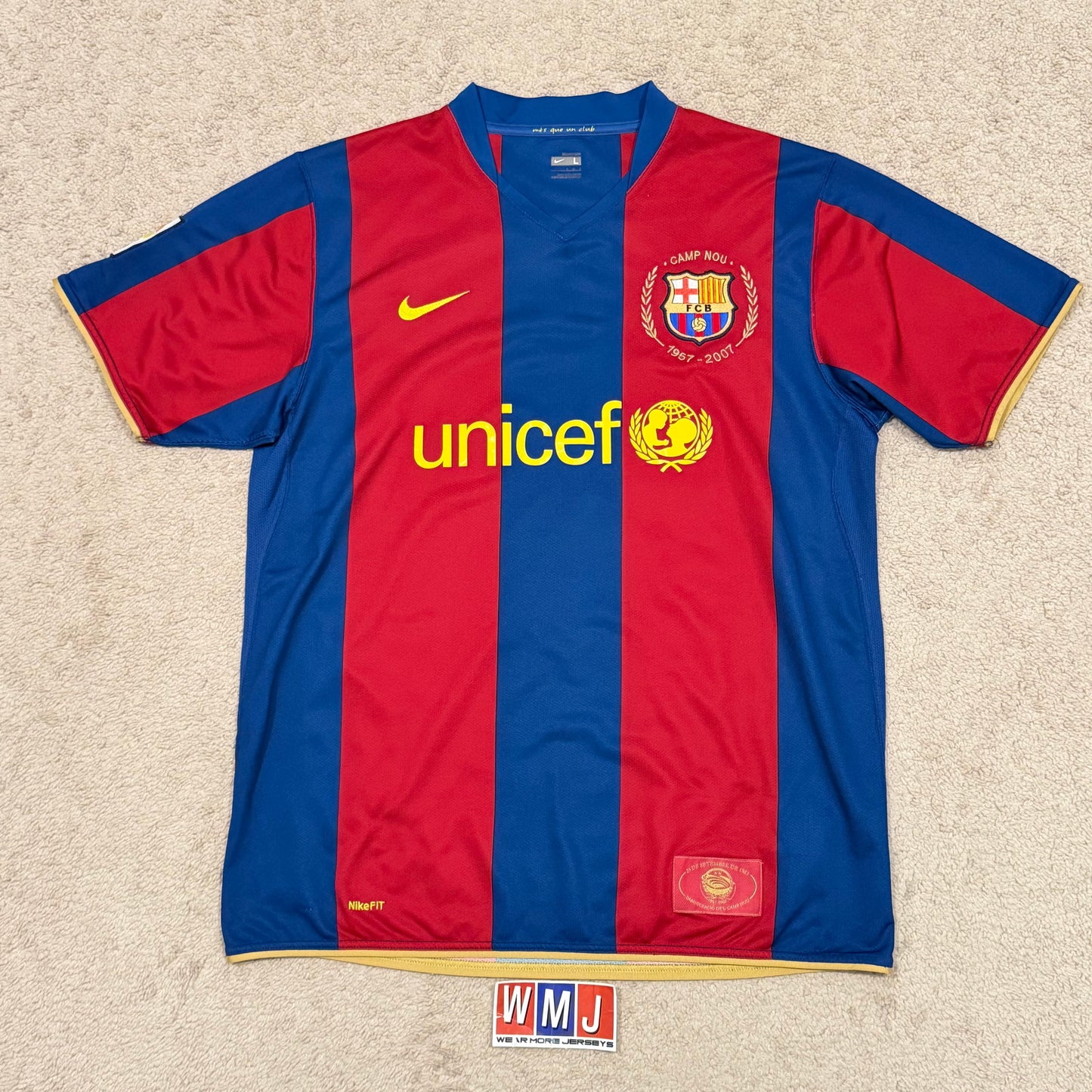 Barcelona 2007/08 home x Ronaldinho #10 (L)