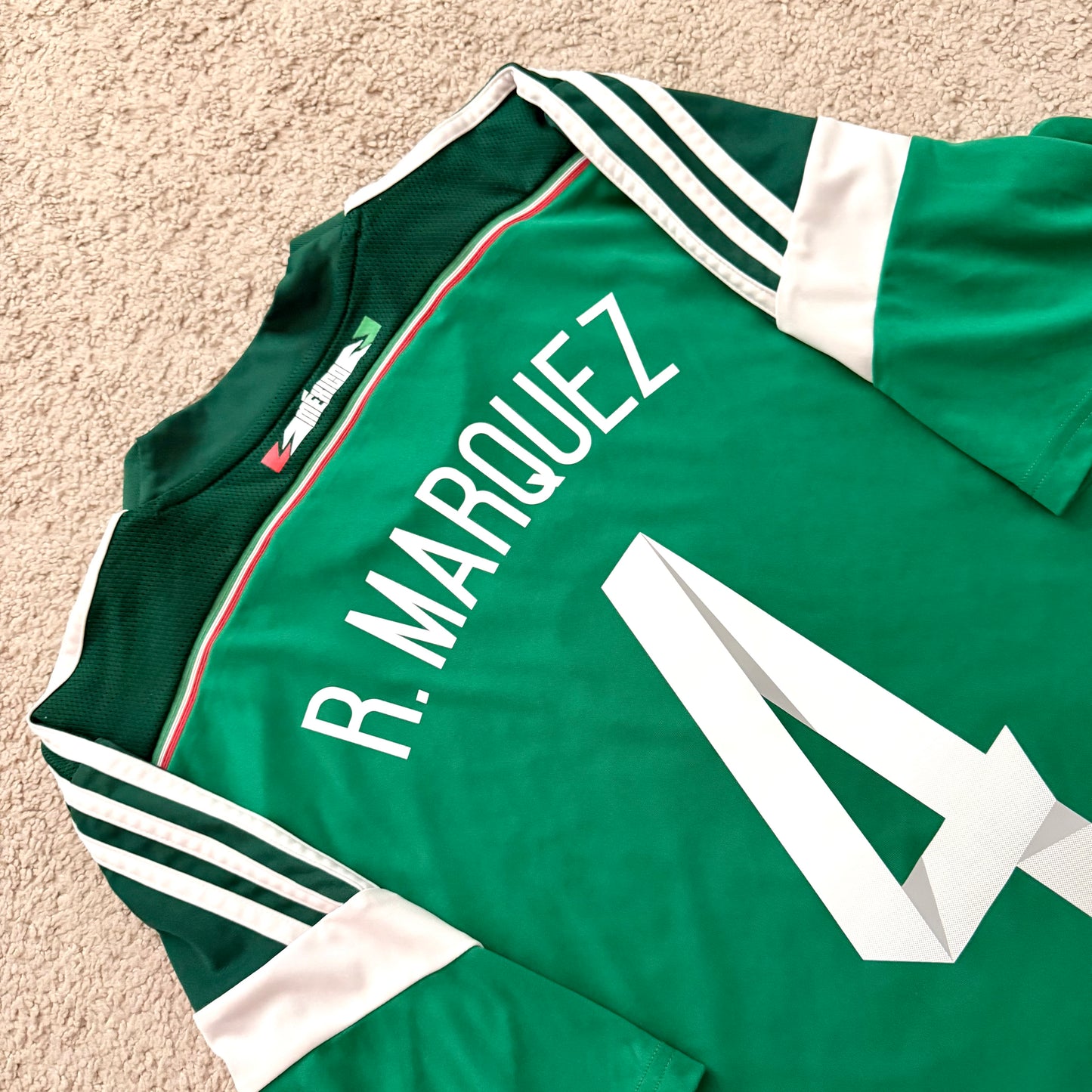 Mexico 2014 World Cup home x Rafa Marquez #4 (L) *has tiny holes on left sleeve