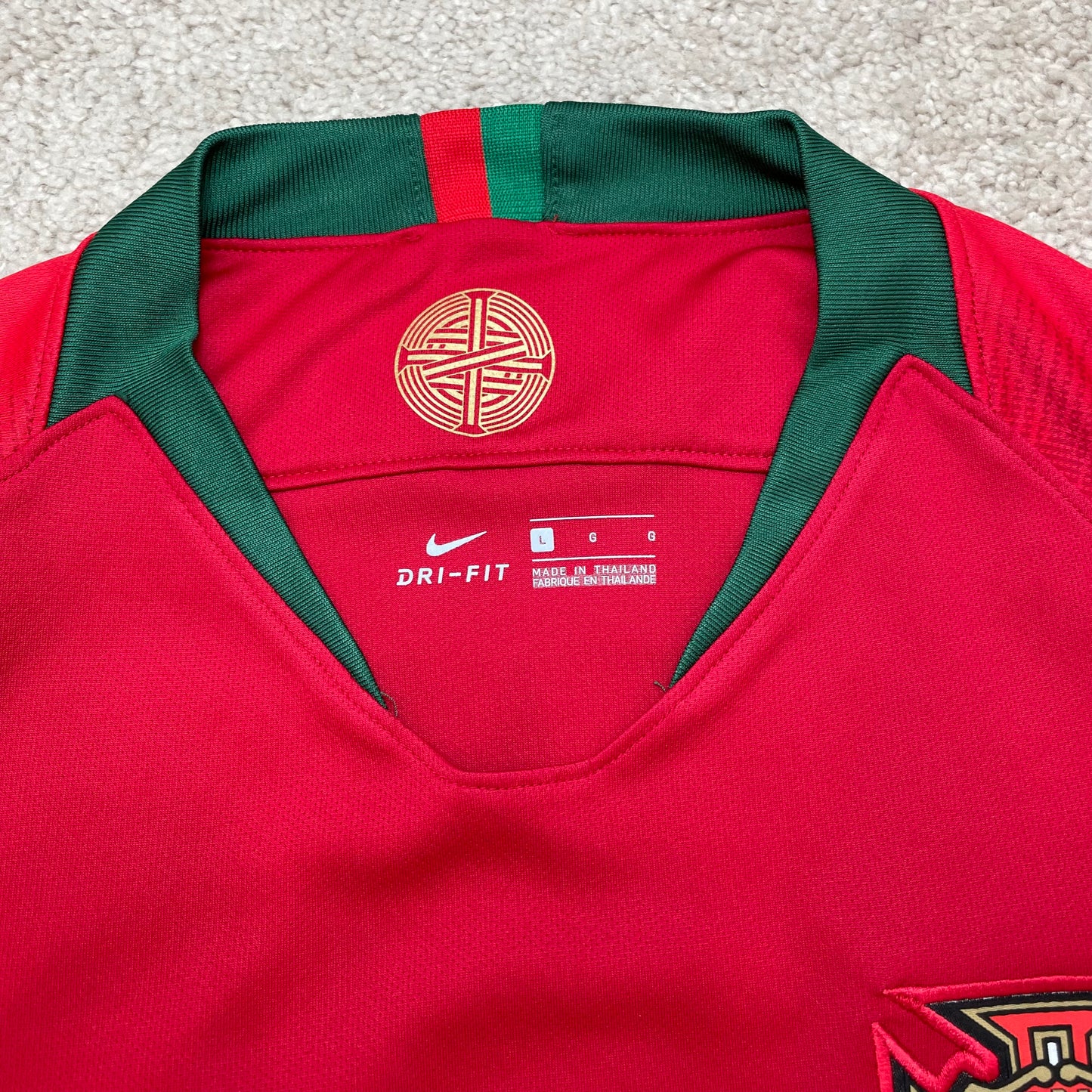 Portugal 2018 World Cup home x Cristiano Ronaldo #7 (L)