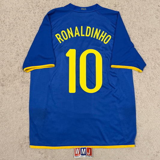 Brazil 2008/2009/2010 away x Ronaldinho #10 (L)