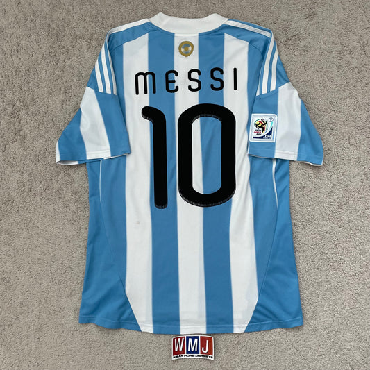 Argentina 2010 World Cup home x Messi #10 (M)