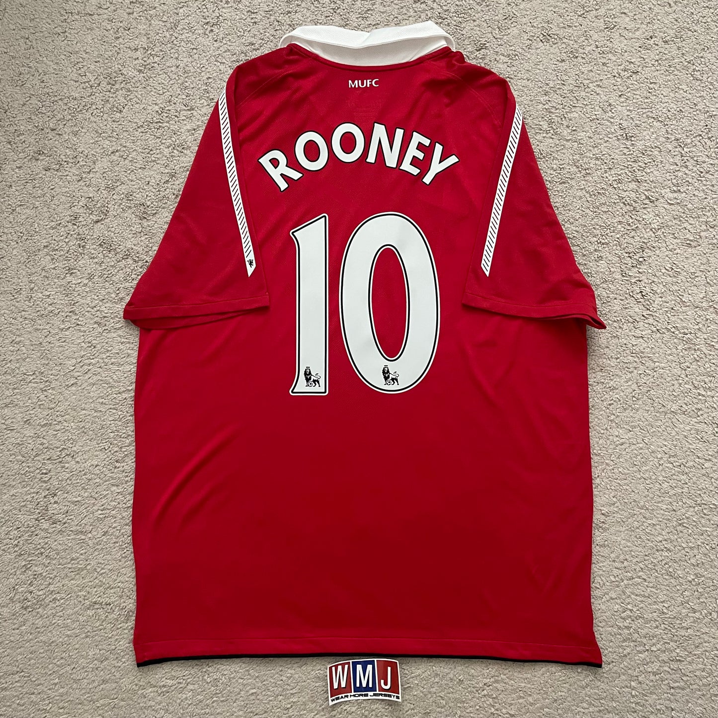Manchester United 2010/11 home x Wayne Rooney #10 (XL)