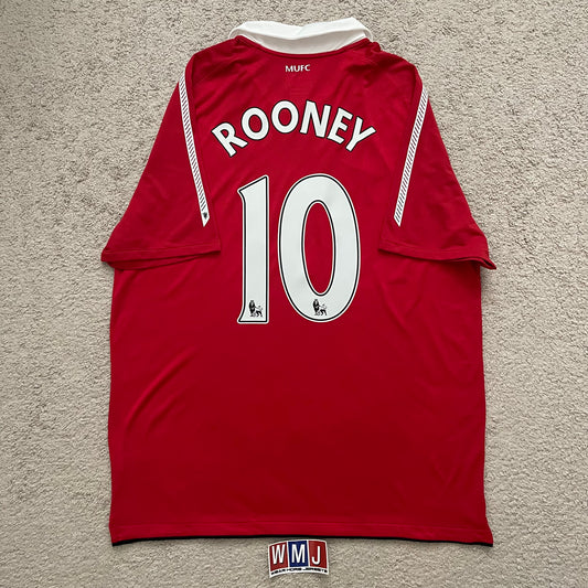 Manchester United 2010/11 home x Wayne Rooney #10 (XL)