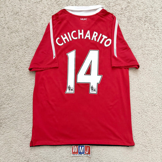 Manchester United 2010/11 home x Chicharito #14 (M)