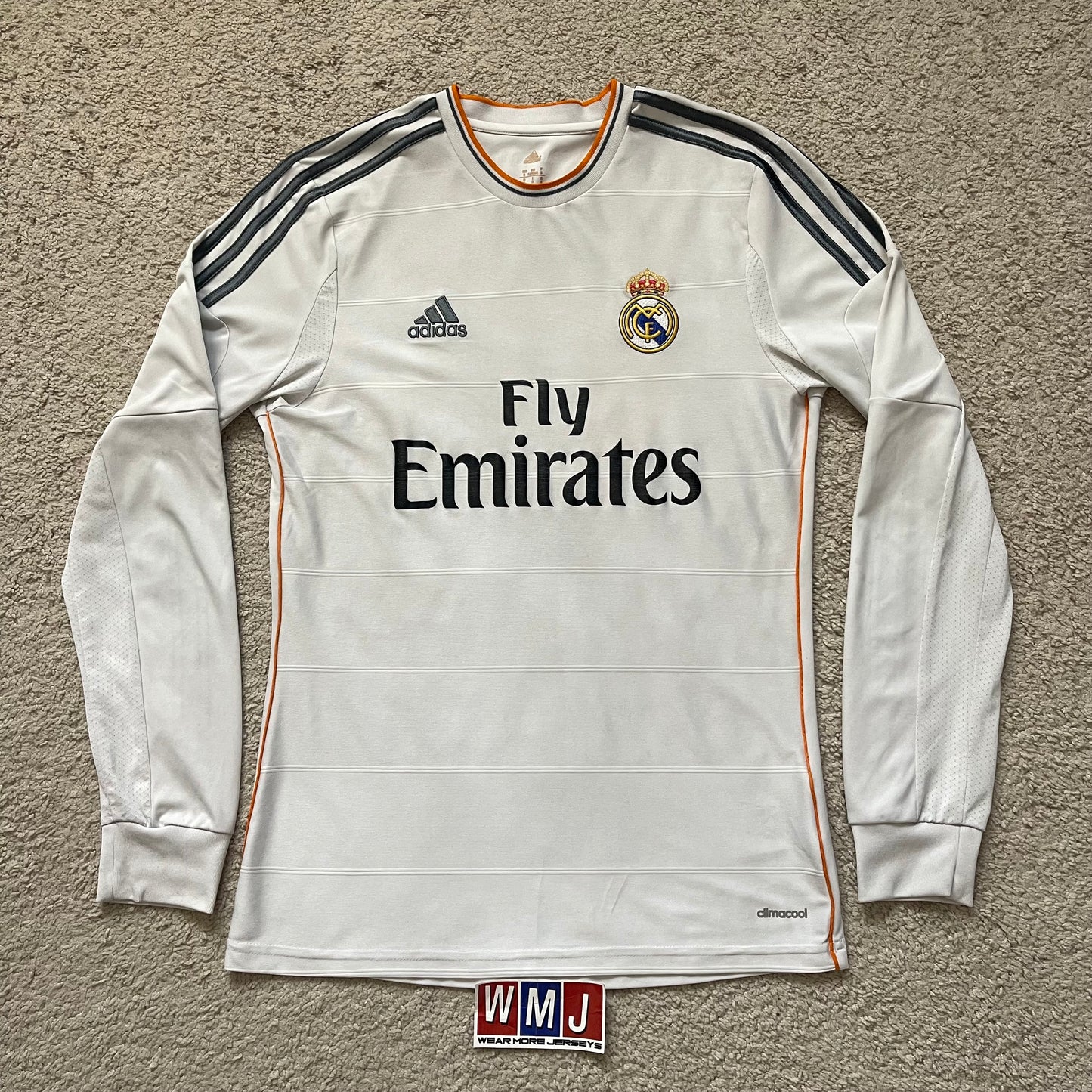 Real Madrid 2013/14 LA DECIMA home LONG SLEEVES x Cristiano Ronaldo #7 (S)