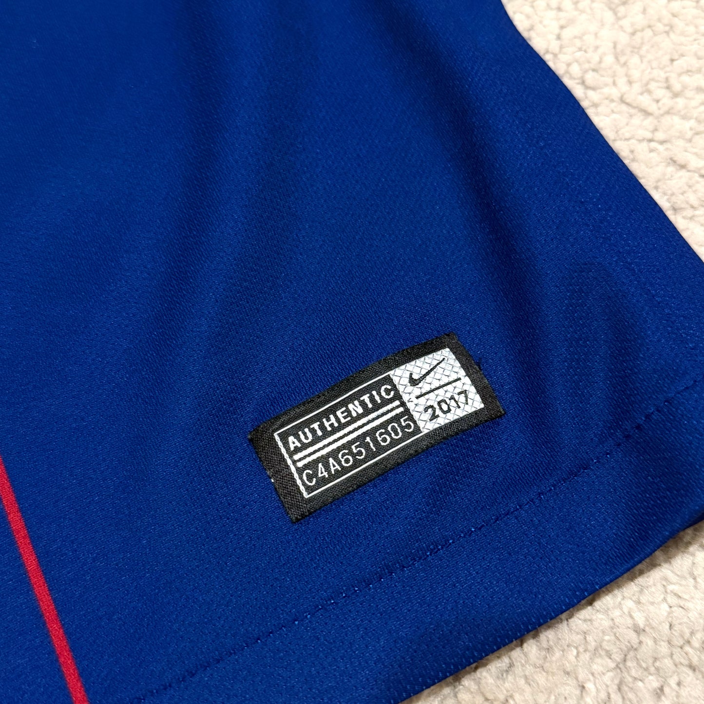 Barcelona 2017/18 home x Andres Iniesta INFINITO SPECIAL EDITION (L)