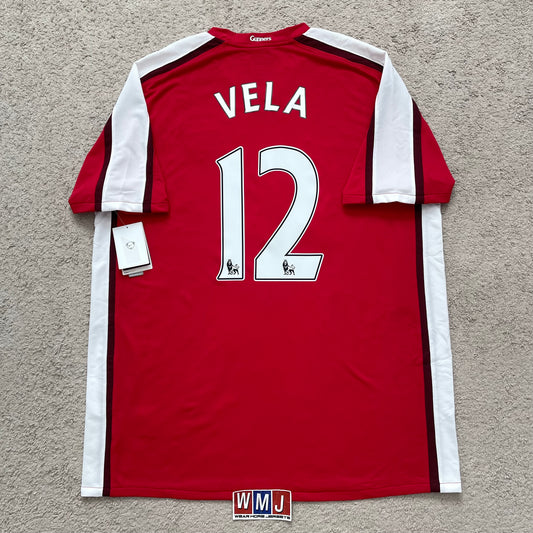Arsenal 2008/2009/2010 home x Carlos Vela #12 (XXL) *BRAND NEW WITH TAGS